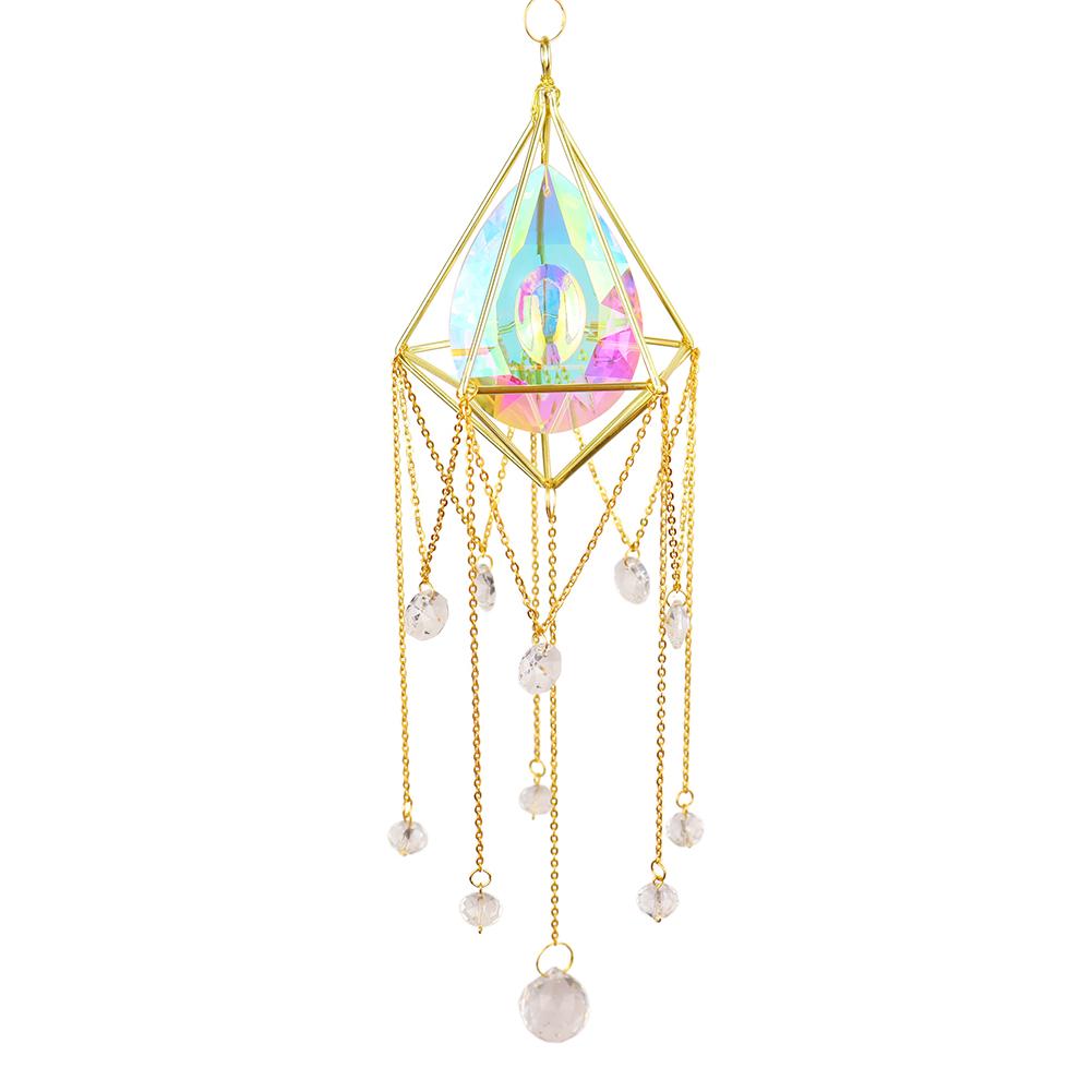 Kristall Windspiele Windspiele Ornament Heimdeko Windspiele Hängedeko Hofdekorationen Gartendekoration für Festivaldeko