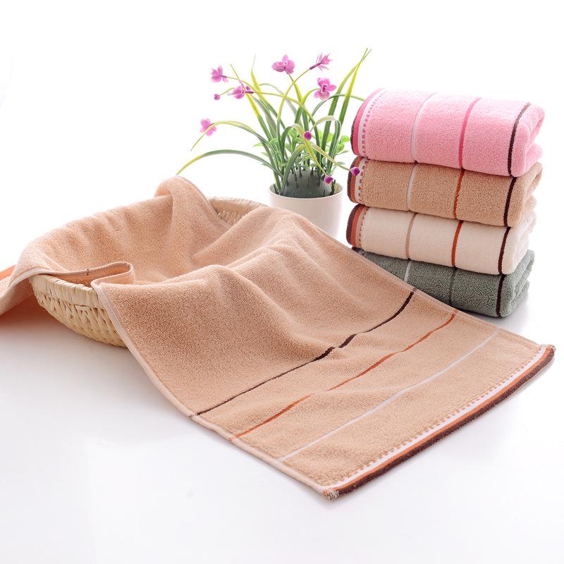 Soft, Absorbent Cotton Face Towel: Ideal for Men & Women, Embroidered Logo, Perfect for Adults