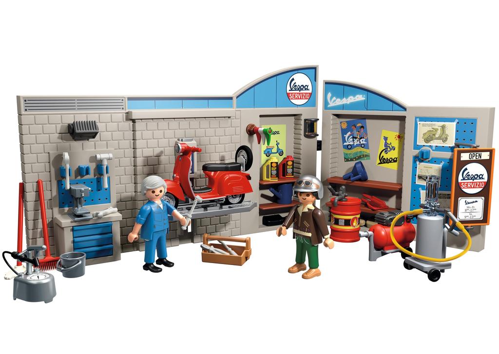 PLAYMOBIL 60s Vespa Garage