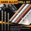 6PCS 4-Blade Saw Tooth Eccentric Drill Bit Hard Alloy Alloy Drill Bit Concrete Brick Drill Bit Set Four-Edge Serrated Drill Bits