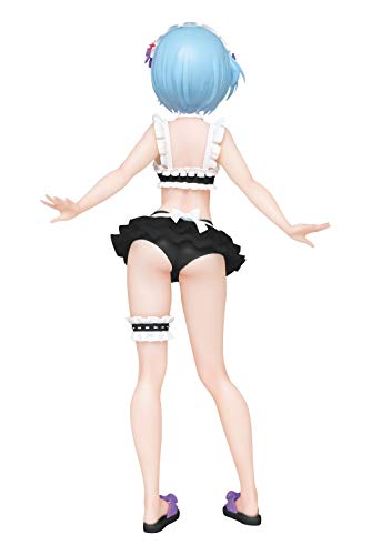 Taito Re:Zero Precious Figure Rem Maid Swimwear Ver Renewal, Multiple Colors (T83429)