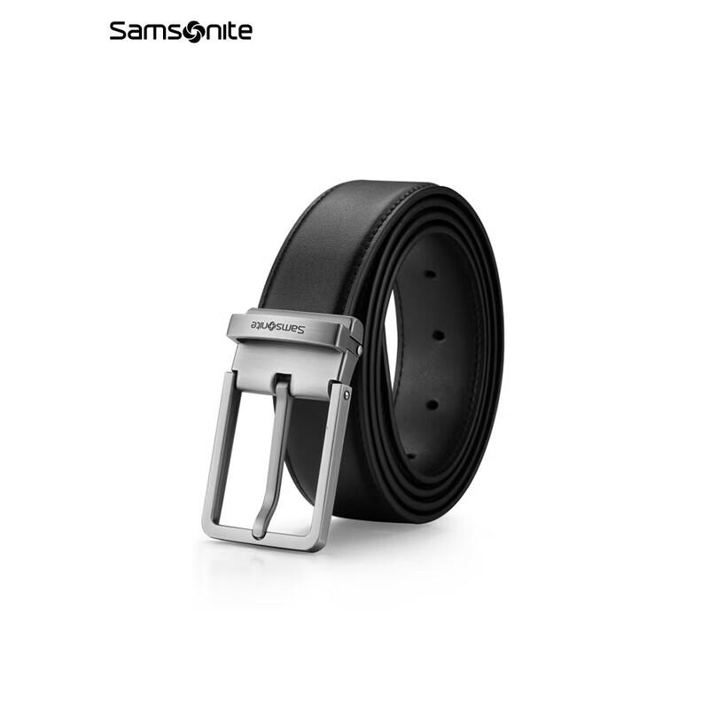 

Мужской кожаный ремень Samsonite с пряжкой-булавкой, подарочный набор
