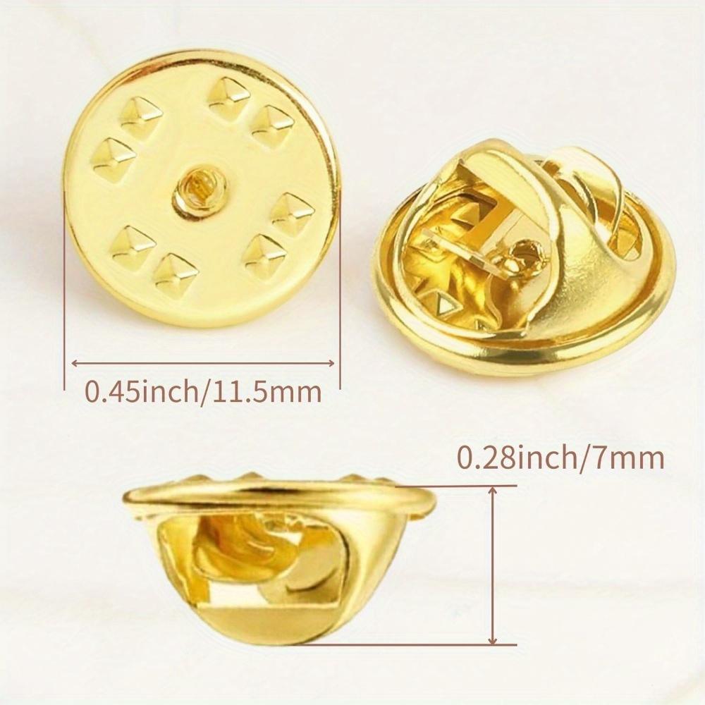 40/80/120pcs Yellow and White Brooch Base DIY Brooch Clip Jewelry Buckle DIY Necklace Bracelet Anklet Phone Chain