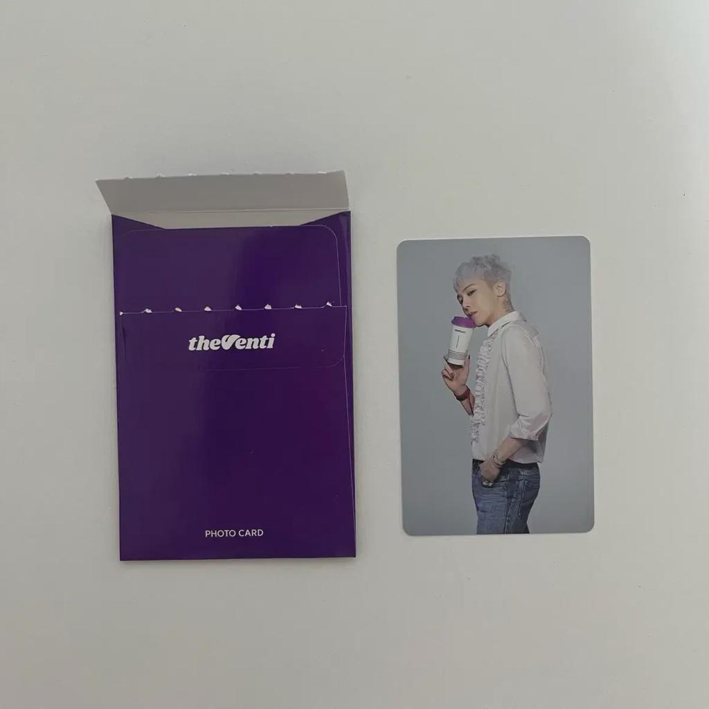 Simple Opening The Venti G-dragon Photo Card Photocard