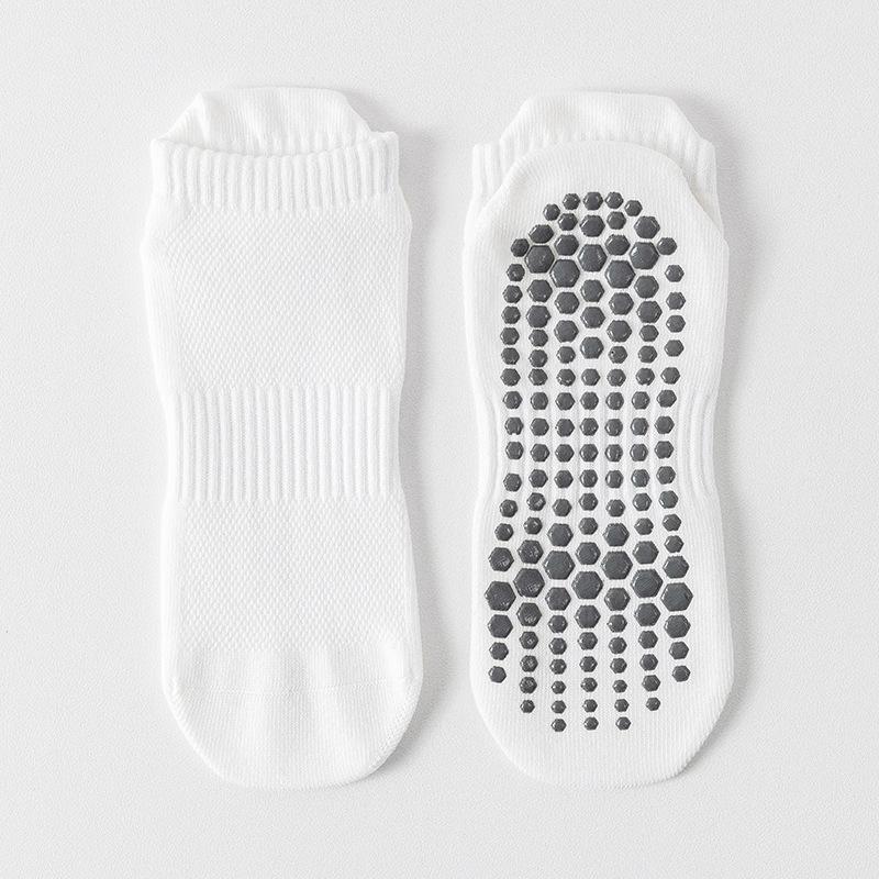 Yoga Socken, Herren Anti-Rutsch Professionelle Nahtlose Kurze Baumwollsocken, Anti-Geruchs Key Body Pilates Sporttraining Indoor Bodensocken