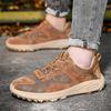 Does Not Slip Spring-autumn Shoes For Men Sport Casual Green Trainers Brown Sneakers Casual Special Wide Tenis Shoos