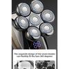 New Smart Men's Electric Shaving Kit with A Clean-shaven Head Design Featuring Seven Blades and Multiple Functions for Shaving