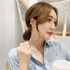 New Women Ear Studs Snake Shape Earring 925 Silver Luxury Micro-inlaid Zircon A Pair Piercing Hoops Earrings Jewelry Gift