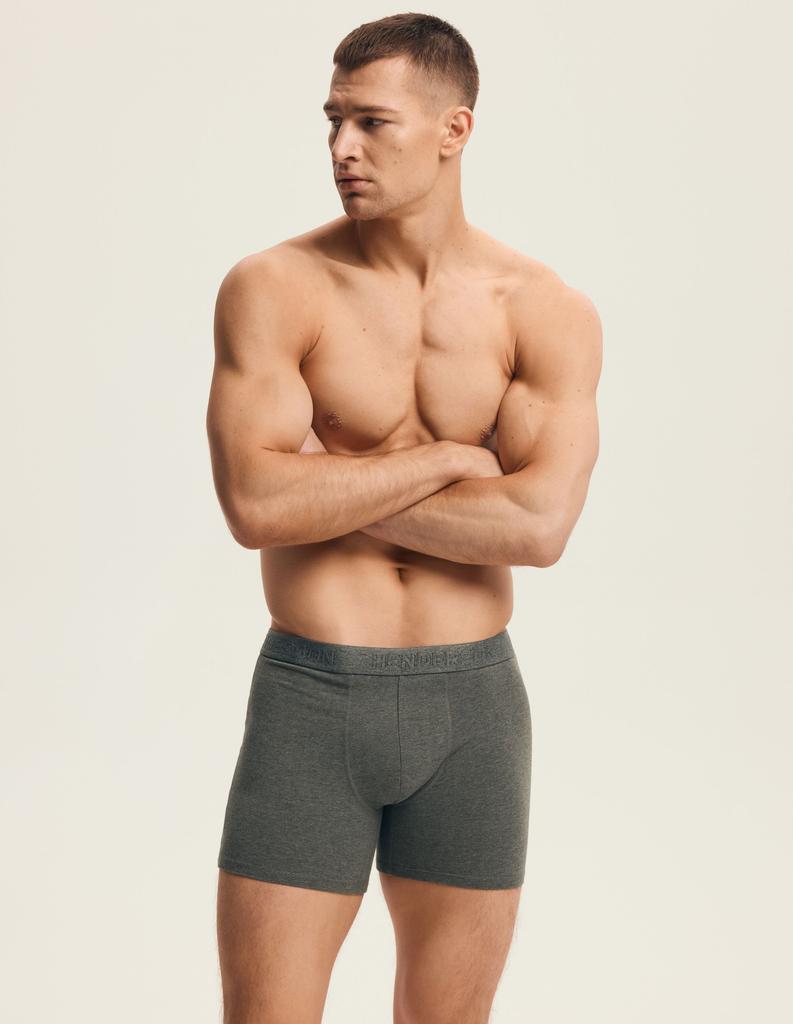 Move Henderson 2-pack boxer shorts (long leg) | gray 2XL