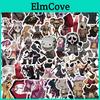 50diy Cute Style Waterproof Stickers For Guitar Notebook Luggage Diy Printing Wholesale