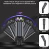 Retractable Car Charger with Aromatherapy 180-Degree Adjustable Design Universal 5-in-1 USB-C Car Charger Essential Oil Diffuser Car Accessories