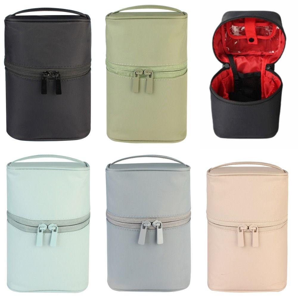 Zipper Portable Cosmetic Bags Cosmetic Case Toiletries Organizer Detachable Makeup Bag  Travel