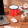 Enamel Coffee Mugs 350ML Creative  Cup Travel Tea  Milk Enamelware  Home Kitchen Drinkware Christmas Party Gifts