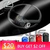 Cqwklj1 Emblems 4Pcs Aluminum Alloy Car Tire Valve Covers Auto Accessories For ES RX NX LS UX LM LX GX LC RZ IS CT GS RC HS SC TX