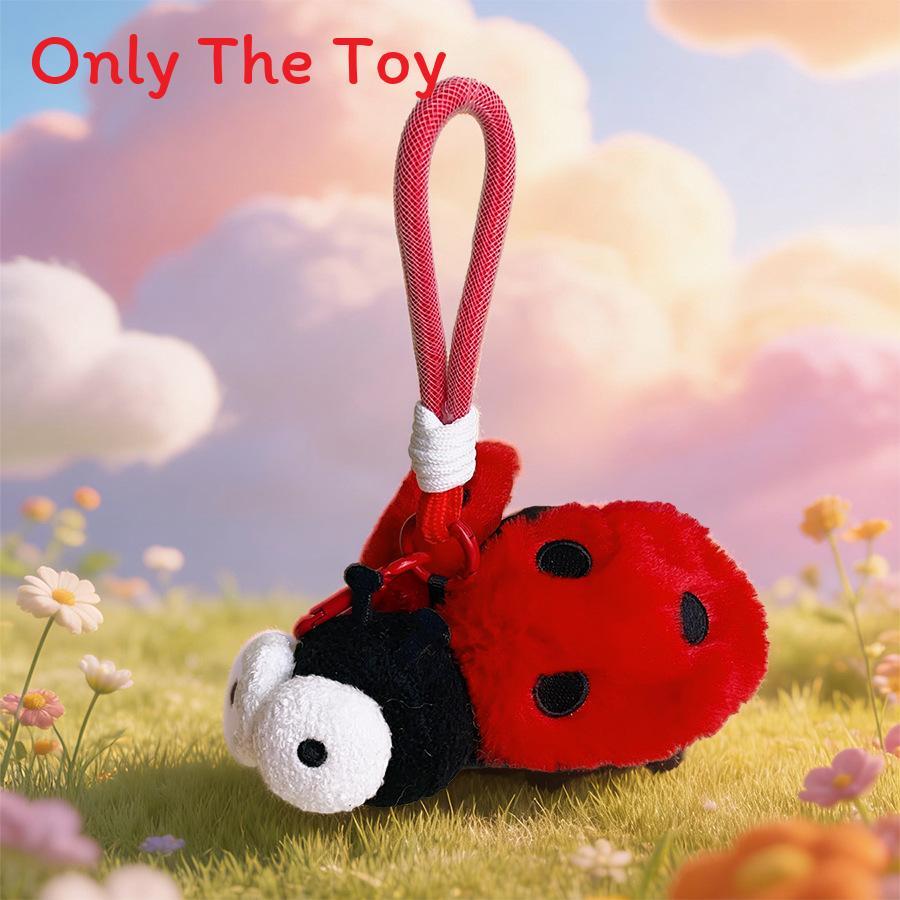 Creative Insect Plush Toy Keychain With Short Plush Material For Kids And Collectors