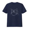 Drummer Drum Black Unisex T Shirt Women Kids Top Tank vintage Washed fashion Unisex Stretched Versatile Breathable homme Stylish