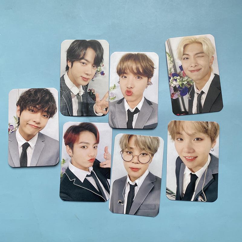 BTS Concert 7pcs Photocard Set RM Jin Suga J-Hope Jimin V Jungkook Suit Style Lomo Cards Kpop Idol Trading Cards Army Fan Collection Gift