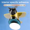 Decorazione Auto Aeroplano ad Energia Solare Ornamento Dinamico da Cruscotto con Movimento Planante Elica Silenziosa Rotante Piccola Aeroplano Accessori Drift