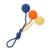 Hanging Cat Sisal Ball Chewable Colorful Interactive Cat Sisal Rope Ball Toy for Pet Indoor Red