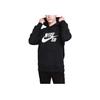 Nike Alphabet Logo Print Hoodie Men Tops Black 846886-010