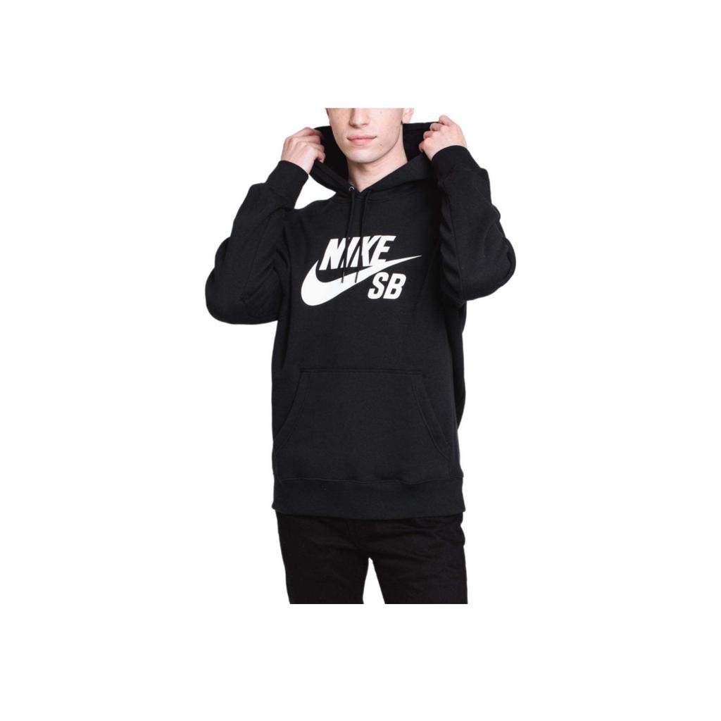 Nike Alphabet Logo Print Hoodie Men Tops Black 846886-010