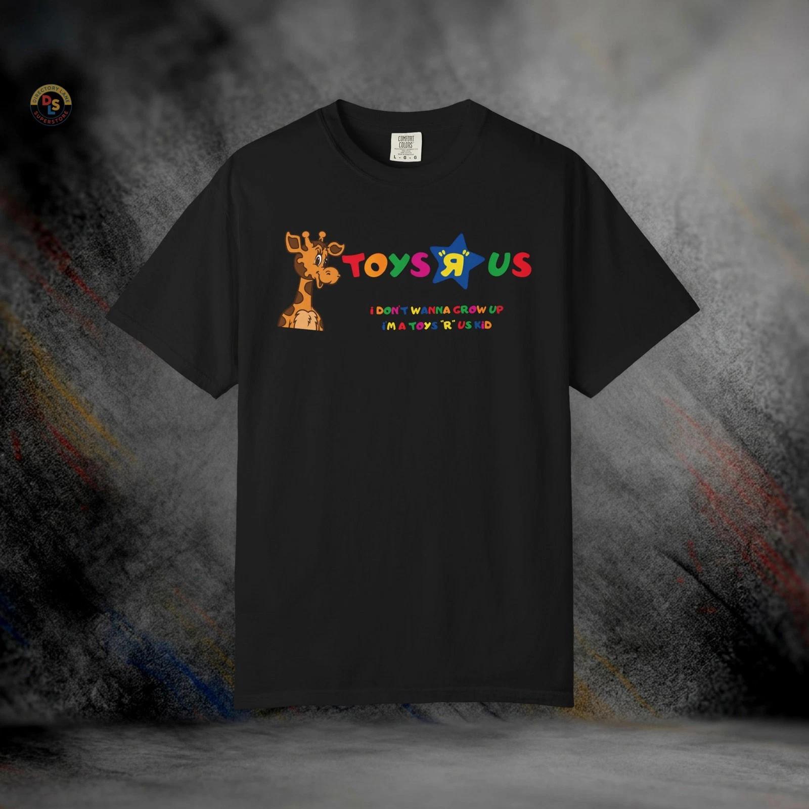 Toys R Us Vintage 90s Retro Nostalgia T-Shirt | Heavyweight Garment-Dyed Tee L