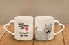 Norwich Terrier - Cup with a Dog, Adorable Cup with a Heart-shaped Handle, Universal Gift from the Art-Dog Brand