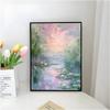 C-Claude Monet Poster Self-adhesive Art Waterproof Paper Sticker Coffee House Bar Room Wall Decor