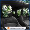 Xiaomi 2pcs Smiley Face Printed Car Pillowcase Soft Comfortable Decorative Cushion Cover Washable Car Neck Pillowcase Seat Cover