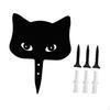 Cat Stake Garden Decor ,Outdoor Decoration, Yard Art Ornament, Lawn Decorative for Porch
