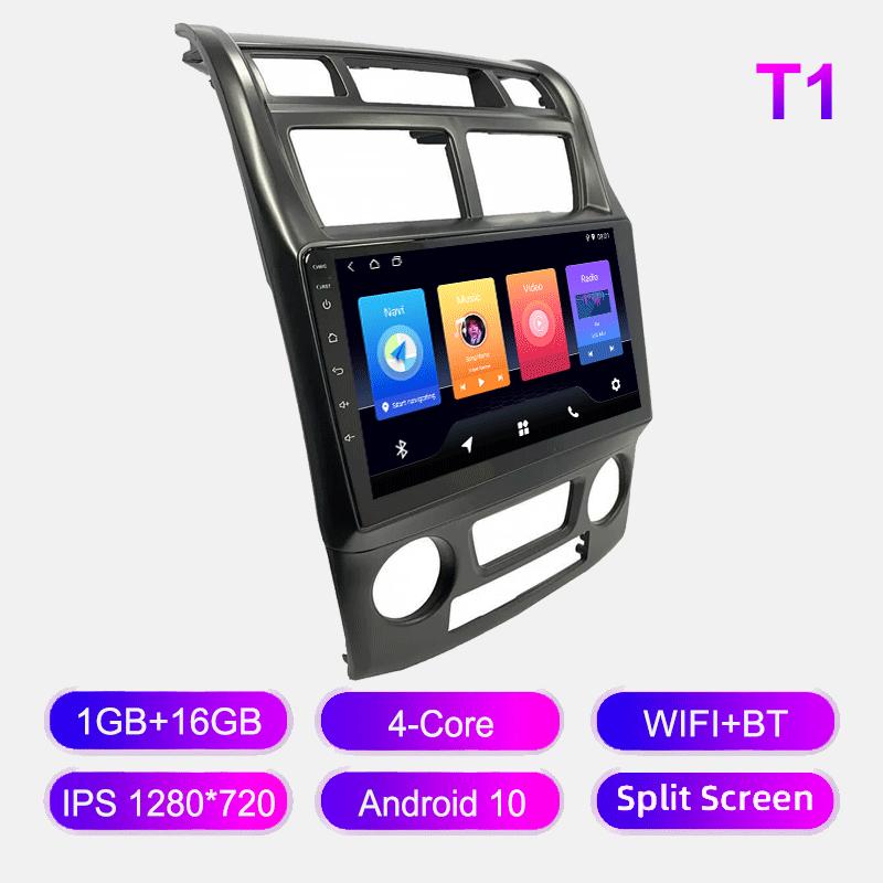 Autorádio Android pro KIA Sportage 2 2008-2010 Multimediální přehrávač Hlavní jednotka Stereo GPS Navigace BT WIFI 1+16GB