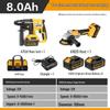 Reya A1620 High Power Brushless Angle Grinder, Lithium Battery Powered Cutting and Polishing Tool
