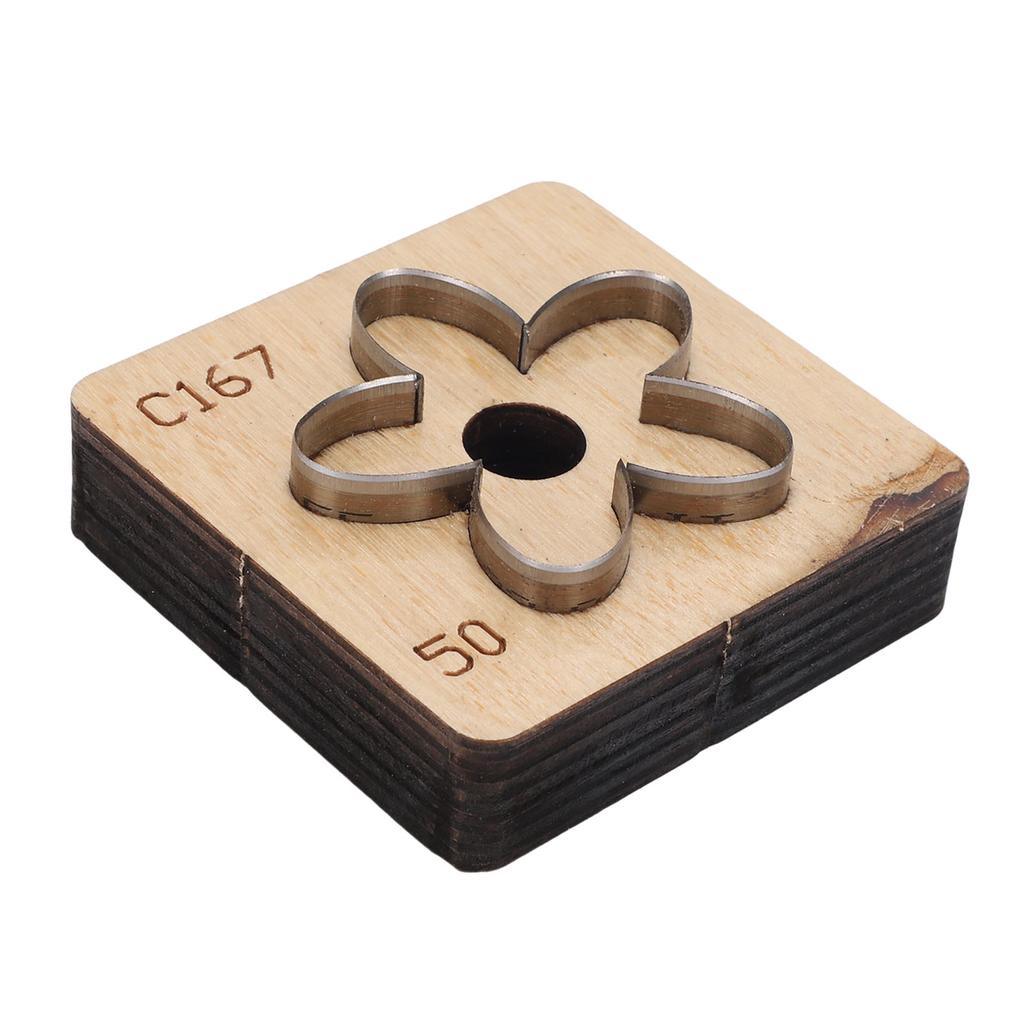 Matriță de tăiat piele în formă de floare Metal Artizanat din piele Artă pe hârtie Cutter Matriță de perforat Instrument de meșteșugărit