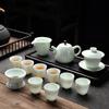 Handun Shadow Green Ceramic Kung Fu Tea Set