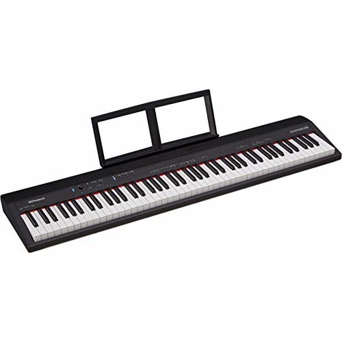 Roland GO-88P GO:PIANO88 Entry-Level Digital Piano with 88 Keys, Perfect for Beginners, Practice, Acoustic-Size Keys, Lightweight, Portable, Battery-P
