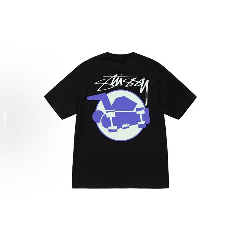 Classic Black 8 Ball Graphic T-Shirt Men Women Casual Cotton Short Sleeve Tee Unisex Streetwear