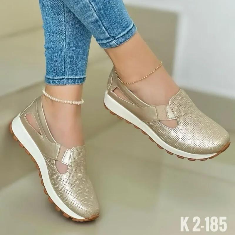 Fashion Women Sneakers Fashion Spring Autumn Sequin Sneakers Women Shallow Platform Large Size Platform Shoes Women Zapatos De Mujer