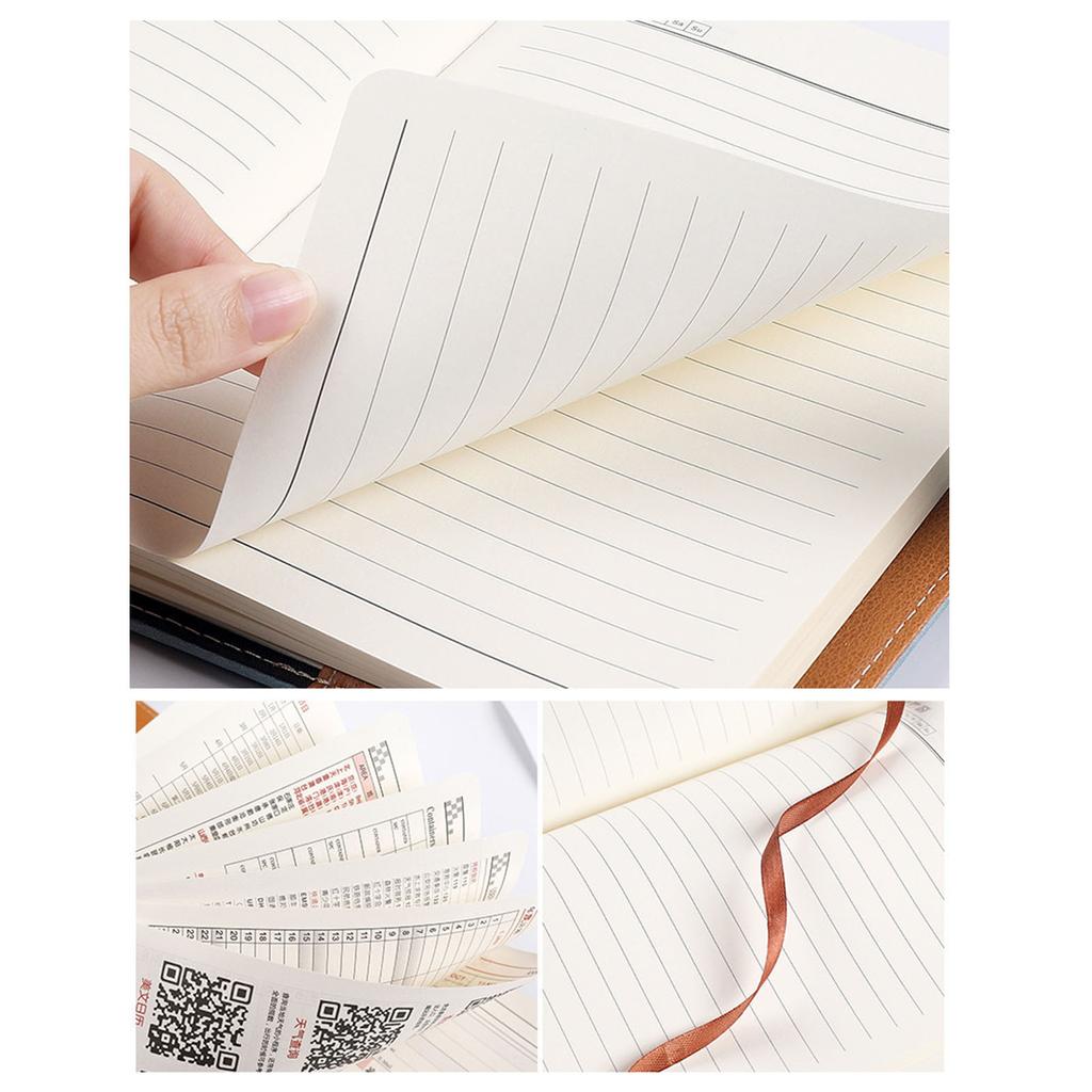 Lock Journal Safe Waterproof Artificial PU Leather Password Lock Notebook with Pen Slot for