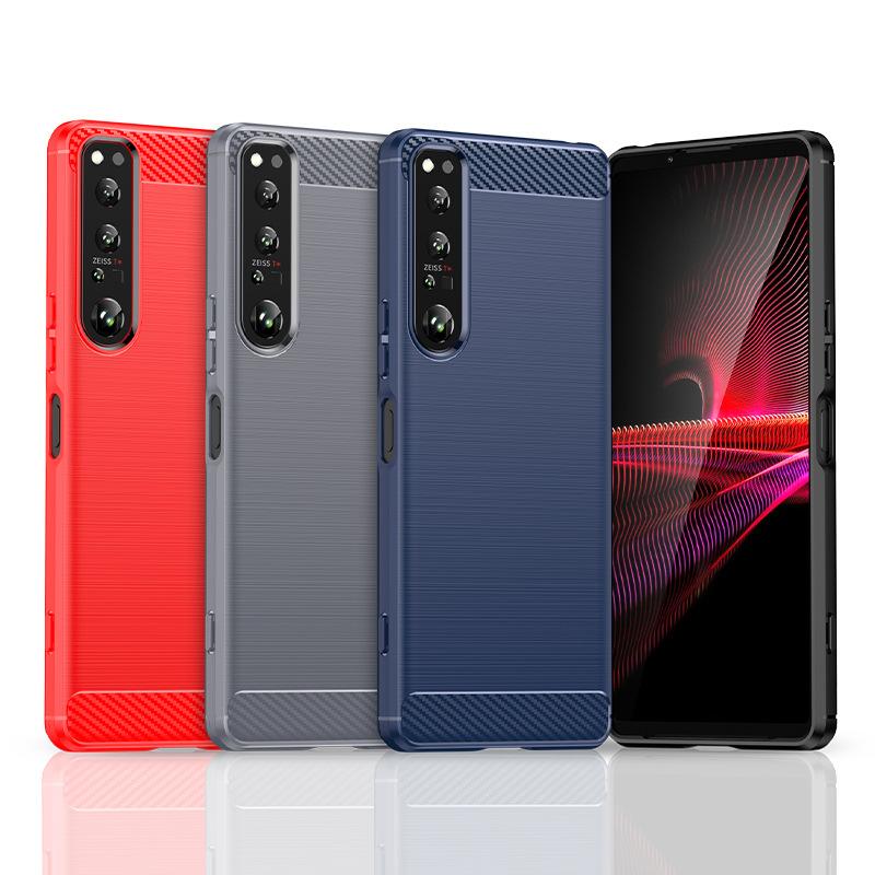 Applicable to Sony 1IV mobile phone case Xperia11IV protective case 1 1st generation soft silicone wire drawing anti-drop all-inclusive protection