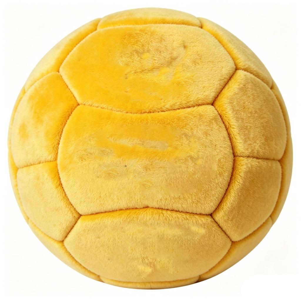 Plush Soccer Ball Toy Soft Stuffed Football Indoor Outdoor Play Accessory Kids Safe Lightweight Durable Design for Recreational Activities