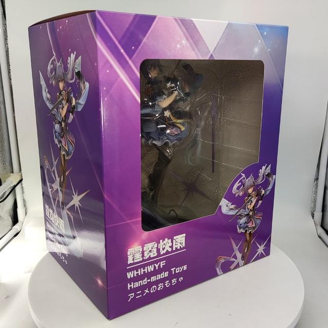 32cm Genshin Impact Klee Hibana Knight Anime Figure Kamisato Ayaka Pvc Action Figure Collection Model Doll Child Kid Gifts