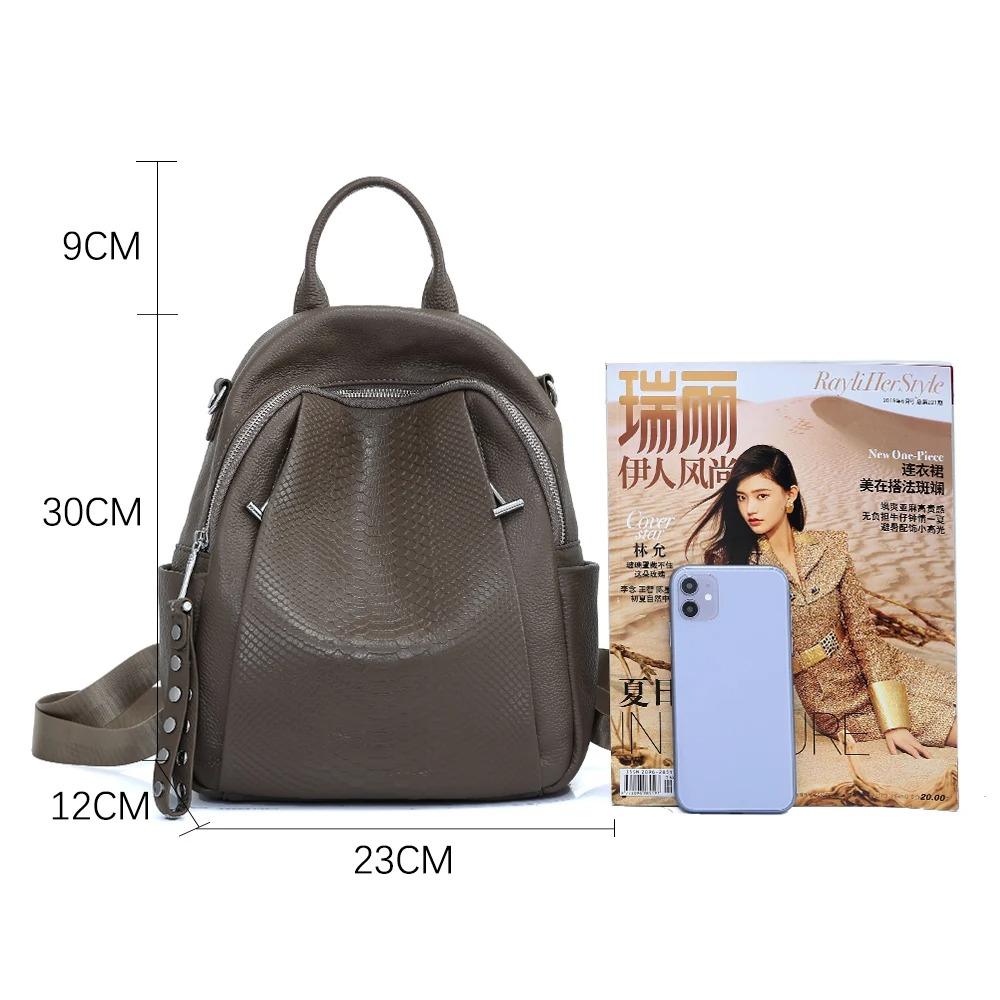 Genuine Leather Backpack For Women