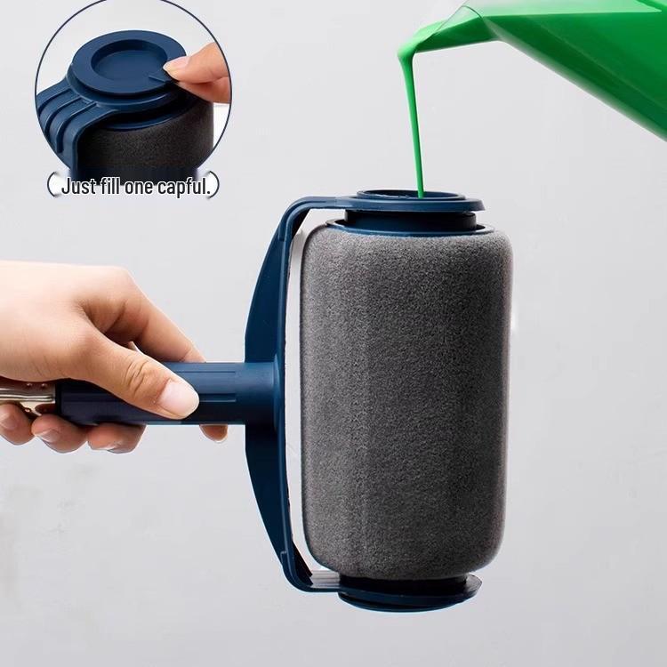 Newcomer Discount: Household Latex Paint Roller with Telescopic Handle and Self-Priming Sponge