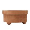 Holz-Becherhalter mit Stiftehalter Braun Holz-Becher-Spender für Partys Picknicks Grillfeste Hochzeiten