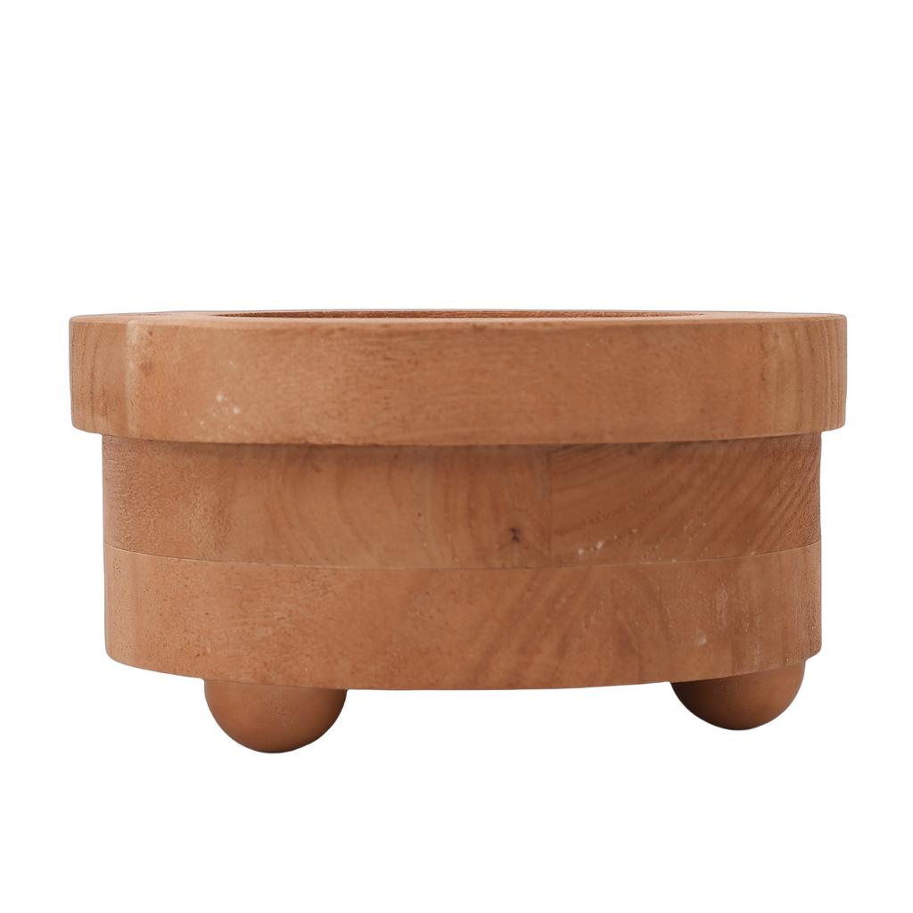 Holz-Becherhalter mit Stiftehalter Braun Holz-Becher-Spender für Partys Picknicks Grillfeste Hochzeiten