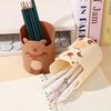 1-10PCS Capybara Pen Holder Office Desktop Organizer Large Capacity Cute Storage Bucket  Stationery Supplies Home Desk Decor