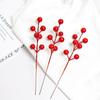 50Pcs Reusable Artificial Red Berries 7 Head Fake Flowers Faux Berry Branches  Christmas
