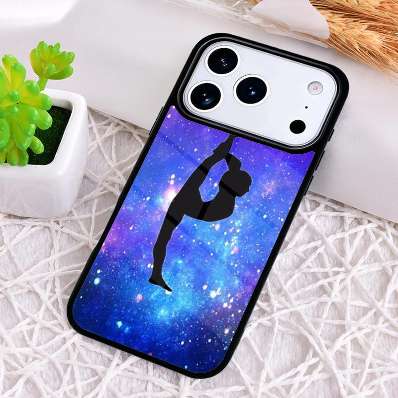 Gymnastics Oil Painting Phone Case for iPhone 17 Air 16 15 11 12 14 13 Pro Max Shockproof Cover