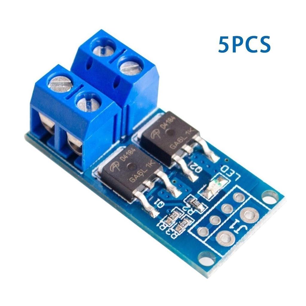 5pcs 15A 400W MOS FET Trigger Switch Drive Module PWM Regulator Control Panel for arduino DC 5V 12V 36V