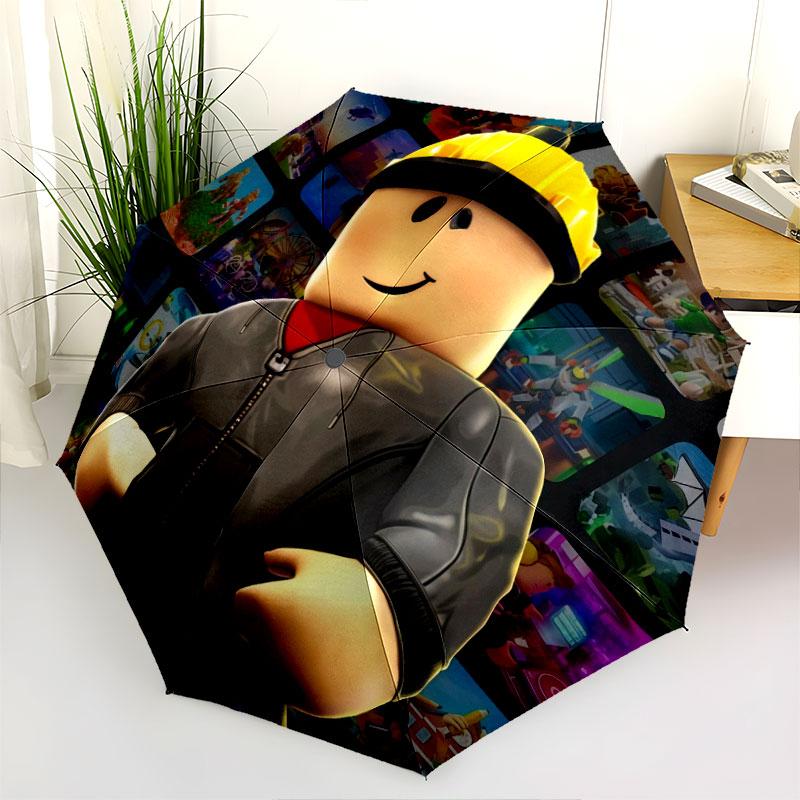Roblox, automatic folding umbrella, portable and foldable design, 8 ribs, a Christmas or birthday gift.
